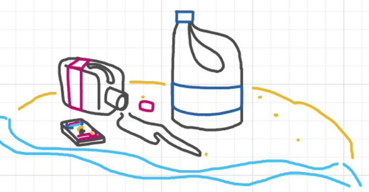 A panel from Ready Oar Knot, episode three of the Board Boards object show by Furretwalk/WalkingFurret.